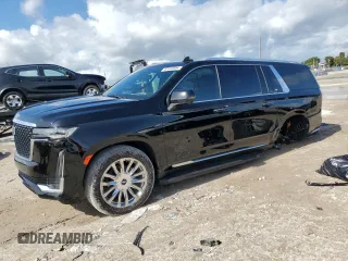 2021 Cadillac Escalade z VIN 1GYS3KKL6MR365829, wystawiony jako Copart lot #87045864 z przebiegiem 50 812 mil mil oraz Szkoda całkowita • Salvage title. Historia ofert i sprzedaży dostępna na DreamBid. Obrazek 1.