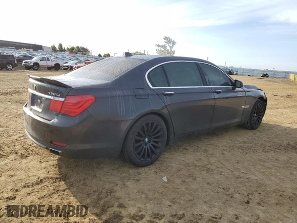 2012 BMW 7 Series 750Li with VIN WBAKB8C52CDW84794, listed as a Copart auction lot 49874315 with 118,725 mi miles and Salvage Title. Bid and sale history available at carsss.com. Image 3.