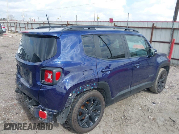 2018 Jeep Renegade Latitude with VIN ZACCJABBXJPJ06575, listed as a IAAI auction lot 41493825 with 155,994 mi miles and . Bid and sale history available at DreamBid. Image 4.