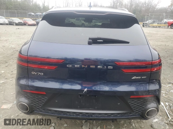 2022 Genesis GV70 Sport z VIN KMUMCDTC7NU011290, wystawiony jako Copart lot #84475294 z przebiegiem 42 502 mil mil oraz Szkoda całkowita • Salvage title. Historia ofert i sprzedaży dostępna na DreamBid. Obrazek 6.