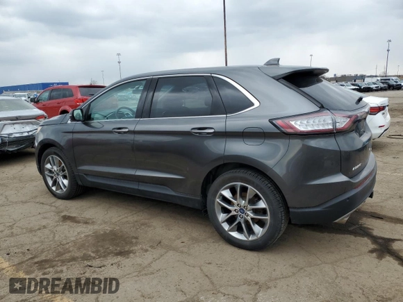2015 Ford Edge Titanium with VIN 2FMTK4K80FBB05917, listed as a Copart auction lot 51892505 with 122,134 mi miles and Clean Title. Bid and sale history available at carsss.com. Image 2.