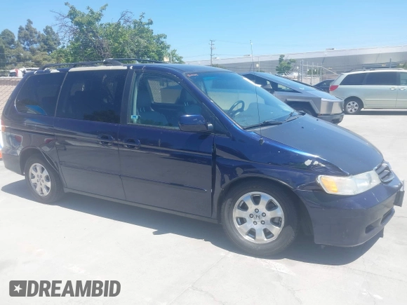 2003 Honda Odyssey EX-L z VIN 5FNRL189X3B151554, wystawiony jako IAAI lot #42297496 z przebiegiem 172 719 mil mil oraz . Historia ofert i sprzedaży dostępna na DreamBid. Obrazek 3.