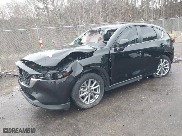 2022 Mazda CX-5 2.5 S Carbon Edition with VIN JM3KFBCM9N0579750, listed as a IAAI auction lot 41553088 with NaN miles. Bid and sale history available at carsss.com. Image 2.