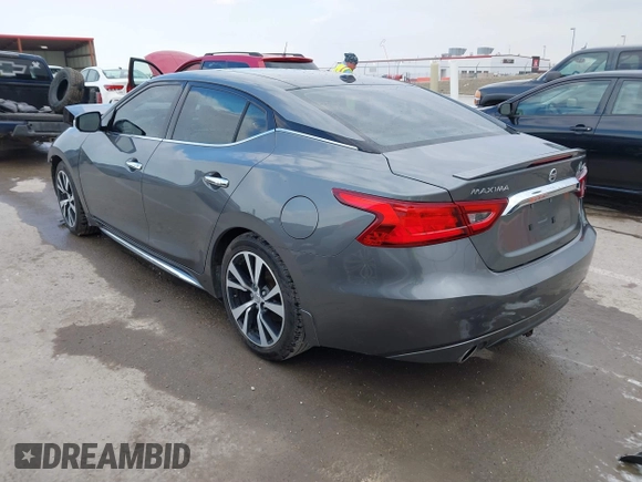 2016 Nissan Maxima SV with VIN 1N4AA6AP7GC904538, listed as a IAAI auction lot 41689785 with 80,182 mi miles and . Bid and sale history available at DreamBid. Image 3.