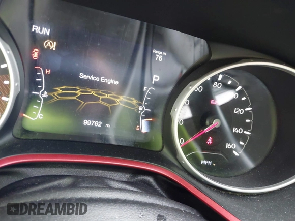 2020 Jeep Compass Trailhawk z VIN 3C4NJDDB8LT195584, wystawiony jako IAAI lot #42295678 z przebiegiem 99 762 mil mil oraz . Historia ofert i sprzedaży dostępna na DreamBid. Obrazek 7.