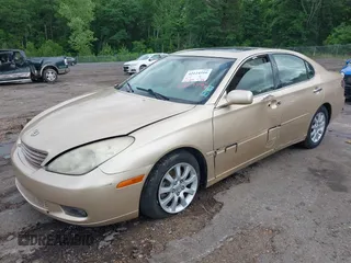 2004 Lexus ES 330 with VIN JTHBA30G745013033, listed as a IAAI auction lot 42124316 with 123,780 mi miles. Bid and sale history available at carsss.com. Image 2.
