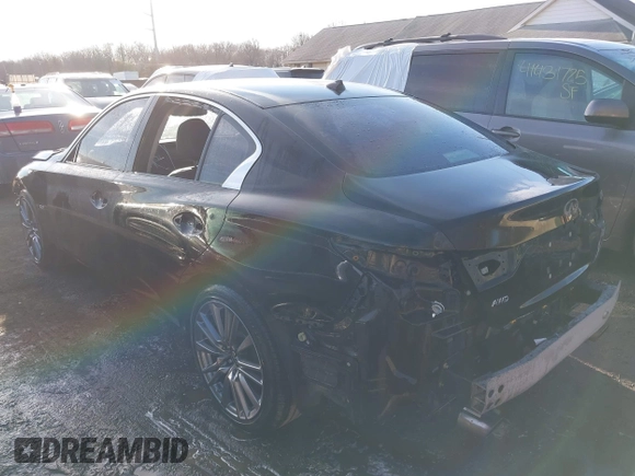 2018 Infiniti Q50 3.0t SPORT with VIN JN1EV7AR4JM432732, listed as a IAAI auction lot 41405057 with 132,046 mi miles. Bid and sale history available at carsss.com. Image 6.