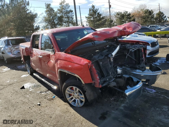 2014 Chevrolet Silverado 1500 LT with VIN 3GCUKREH7EG293722, listed as a Copart auction lot 88767795 with 0 mi miles and Salvage Title. Bid and sale history available at carsss.com. Image 4.