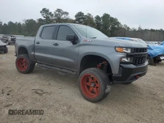 2020 Chevrolet Silverado 1500 Custom Trail Boss with VIN 3GCPYCEF6LG102635, listed as a Copart auction lot 86090994 with 64,881 mi miles and Salvage Title. Bid and sale history available at DreamBid. Image 4.