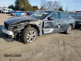 2012 Infiniti M with VIN JN1BY1AP9CM331047, listed as a Copart auction lot 49730015 with 125,263 mi miles and Salvage Title. Bid and sale history available at DreamBid. Image 1.