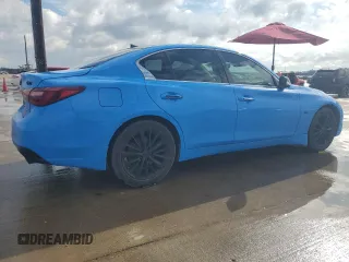 2018 Infiniti Q50 Sport with VIN JN1EV7AP3JM360808, listed as a Copart auction lot 43242355 with 57,089 mi miles and Clean Title. Bid and sale history available at carsss.com. Image 3.