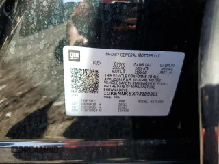 2024 GMC Acadia AWD Elevation z VIN 1GKENNKSXRJ189321, wystawiony jako Copart lot #88156855 z przebiegiem 15 469 mil mil oraz Czysty tytuł • Clean title. Historia ofert i sprzedaży dostępna na DreamBid. Obrazek 12.