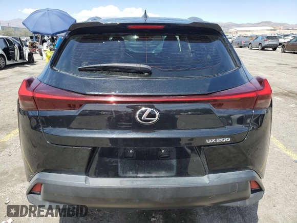 2020 Lexus UX 200 with VIN JTHX3JBH4L2029894, listed as a Copart auction lot 53101095 with 44,695 mi miles and Salvage title. Bid and sale history available at DreamBid. Image 6.