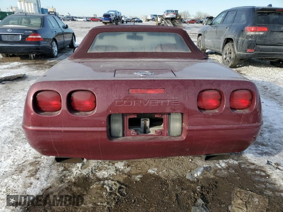1993 Chevrolet Corvette z VIN 1G1YY33P8P5117336, wystawiony jako Copart lot #45344195 z przebiegiem 76 741 mil mil oraz Szkoda całkowita • Salvage title. Historia ofert i sprzedaży dostępna na DreamBid. Obrazek 6.
