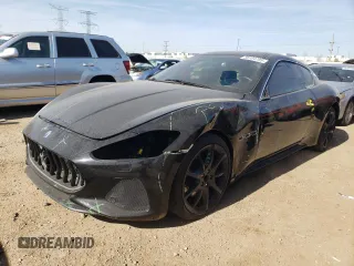 2018 Maserati GranTurismo Sport with VIN ZAM45VLA4J0270172, listed as a Copart auction lot 56104705 with 57,998 mi miles and Salvage title. Bid and sale history available at DreamBid. Image 1.