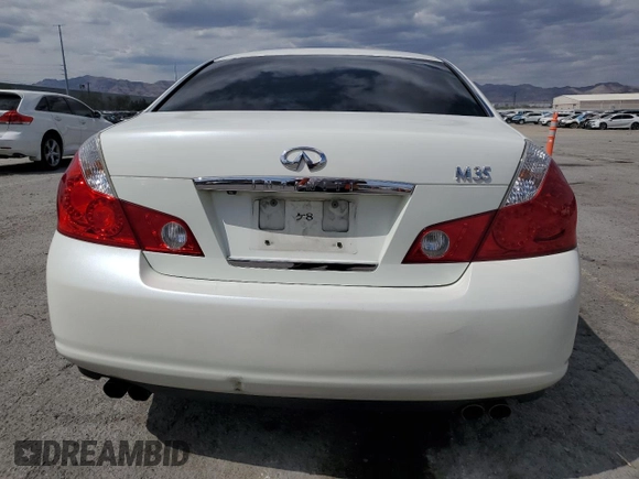 2007 Infiniti M Sport with VIN JNKAY01E57M311111, listed as a Copart auction lot 55325645 with 219,220 mi miles and Salvage title. Bid and sale history available at DreamBid. Image 6.