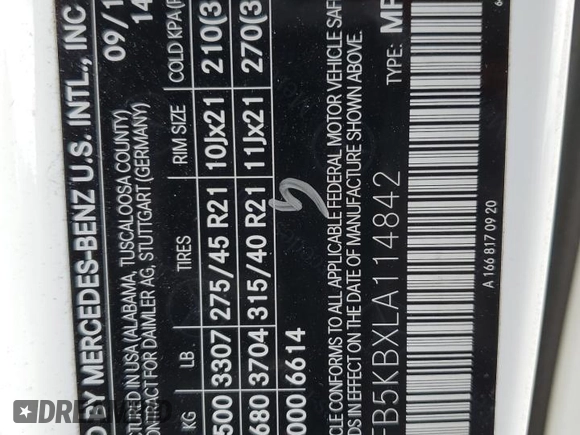 2020 Mercedes-Benz GLE 450 z VIN 4JGFB5KBXLA114842, wystawiony jako Copart lot #58379655 z przebiegiem Nie podano mil oraz Nie do naprawy • Non repairable. Historia ofert i sprzedaży dostępna na DreamBid. Obrazek 13.