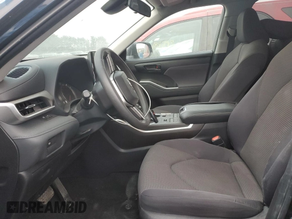 2022 Toyota Highlander L with VIN 5TDCZRBHXNS584342, listed as a Copart auction lot 77528754 with 13,209 mi miles and Salvage title. Bid and sale history available at DreamBid. Image 7.