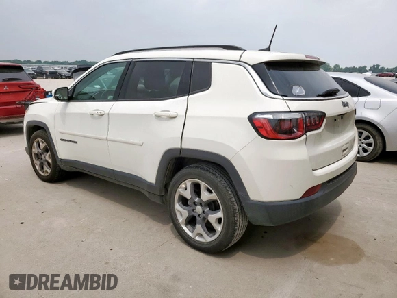 2020 Jeep Compass Limited z VIN 3C4NJCCB4LT122675, wystawiony jako Copart lot #57493495 z przebiegiem 71 533 mil mil oraz Czysty tytuł • Clean title. Historia ofert i sprzedaży dostępna na DreamBid. Obrazek 2.
