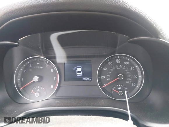 2019 Kia Forte LXS with VIN 3KPF24AD0KE109792, listed as a IAAI auction lot 42242300 with 57,680 mi miles and . Bid and sale history available at DreamBid. Image 7.