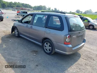 2004 Mazda MPV LX with VIN JM3LW28AX40500247, listed as a IAAI auction lot 42545659 with 255,316 mi miles and . Bid and sale history available at DreamBid. Image 3.