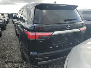 2023 Toyota Sequoia SR5 with VIN 7SVAAAAA5PX001618, listed as a Copart auction lot 74738914 with 27,668 mi miles and Salvage Title. Bid and sale history available at carsss.com. Image 6.
