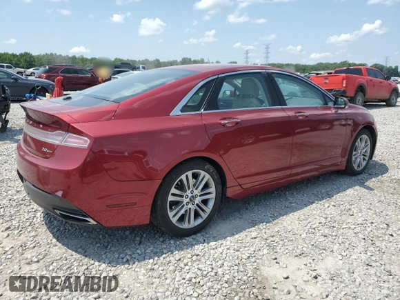 2015 Lincoln MKZ with VIN 3LN6L2G93FR619245, listed as a Copart auction lot 59220525 with 231,014 mi miles and Salvage title. Bid and sale history available at DreamBid. Image 3.
