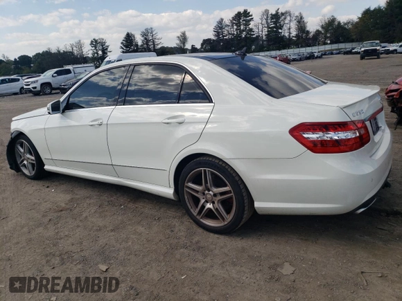 2011 Mercedes-Benz E 550 Luxury with VIN WDDHF9AB3BA444871, listed as a Copart auction lot 74978934 with 186,659 mi miles and Salvage title. Bid and sale history available at DreamBid. Image 2.