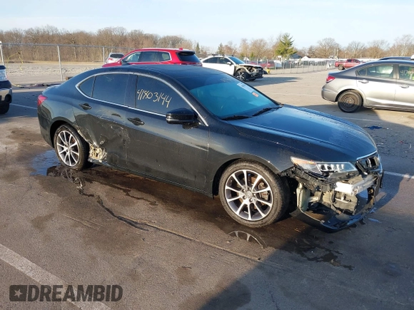 2017 Acura TLX V6 with VIN 19UUB2F30HA001844, listed as a IAAI auction lot 41803144 with 130,574 mi miles and . Bid and sale history available at DreamBid. Image 1.