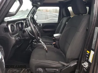 2021 Jeep Gladiator Willys with VIN 1C6HJTAG1ML519776, listed as a Copart auction lot 47517575 with 81,215 mi miles and Salvage title. Bid and sale history available at DreamBid. Image 7.