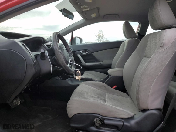 2015 Honda Civic Coupe LX with VIN 2HGFG3B57FH515454, listed as a Copart auction lot 45767935 with 151,402 mi miles and Salvage Title. Bid and sale history available at carsss.com. Image 7.