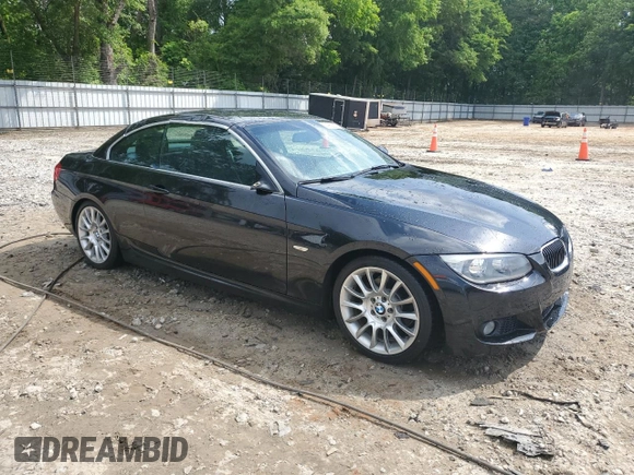 2013 BMW 3 Series 328i with VIN WBADW3C56DE824955, listed as a Copart auction lot 54902205 with 56,747 mi miles and Salvage title. Bid and sale history available at DreamBid. Image 4.