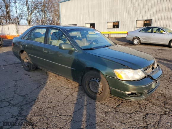 2000 Toyota Avalon XL with VIN 4T1BF28B4YU090083, listed as a Copart auction lot 88501035 with NaN miles and Salvage Title. Bid and sale history available at carsss.com. Image 4.
