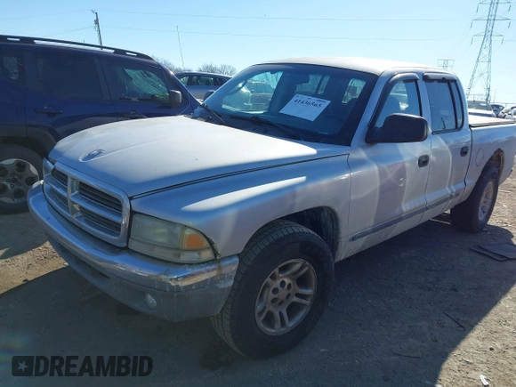 2001 Dodge Dakota Sport with VIN 1B7HL2AN51S310862, listed as a IAAI auction lot 41436565 with 152,425 mi miles. Bid and sale history available at carsss.com. Image 17.