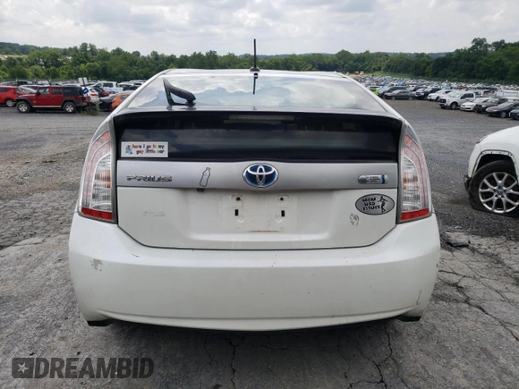 2012 Toyota Prius with VIN JTDKN3DPXC3028958, listed as a Copart auction lot 63860425 with 223,768 mi miles and Clean title. Bid and sale history available at DreamBid. Image 6.