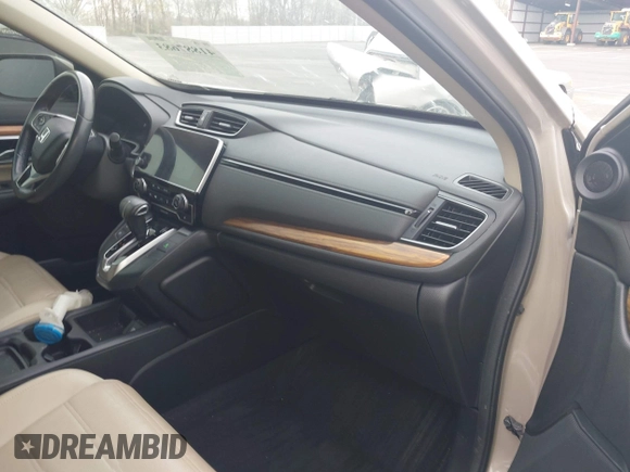 2019 Honda CR-V EX-L with VIN 5J6RW1H89KL005246, listed as a IAAI auction lot 41887683 with 166,507 mi miles. Bid and sale history available at carsss.com. Image 5.