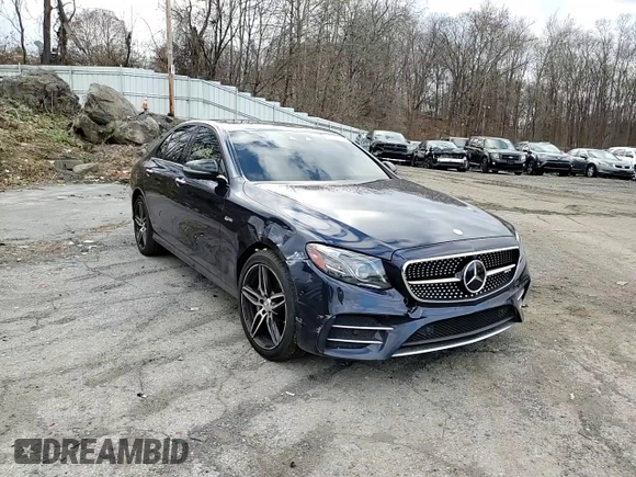 2017 Mercedes-Benz E-Class AMG E 43 with VIN WDDZF6EBXHA163981, listed as a Copart auction lot 80611534 with 85,528 mi miles and Salvage Title. Bid and sale history available at carsss.com. Image 11.