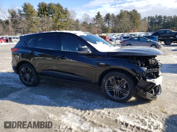 2023 Acura RDX w/A-Spec Package with VIN 5J8TC2H62PL006904, listed as a Copart auction lot 45661135 with Not provided miles and Salvage title. Bid and sale history available at DreamBid. Image 4.