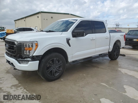 2021 Ford F-150 XL with VIN 1FTFW1E55MKF13581, listed as a Copart auction lot 85282354 with 45,830 mi miles and Salvage Title. Bid and sale history available at carsss.com. Image 1.