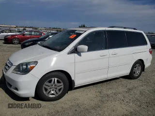 2006 Honda Odyssey EX-L with VIN 5FNRL38736B420198, listed as a Copart auction lot 54960515 with 203,759 mi miles and Clean title. Bid and sale history available at DreamBid. Image 1.