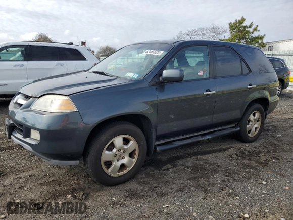 2004 Acura MDX with VIN 2HNYD18214H541850, listed as a Copart auction lot 52485625 with 223,024 mi miles and Salvage Title. Bid and sale history available at carsss.com. Image 1.
