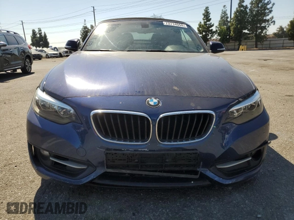 2016 BMW 2 Series 228i with VIN WBA1K9C52GV322739, listed as a Copart auction lot 73714944 with 132,853 mi miles and Salvage Title. Bid and sale history available at carsss.com. Image 5.