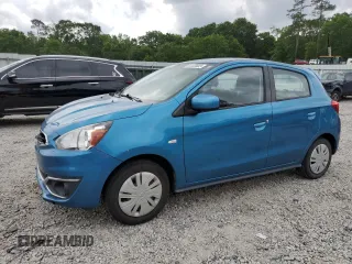 2020 Mitsubishi Mirage ES z VIN ML32A3HJ2LH006220, wystawiony jako Copart lot #54123805 z przebiegiem 64 983 mil mil oraz Szkoda całkowita • Salvage title. Historia ofert i sprzedaży dostępna na DreamBid. Obrazek 1.