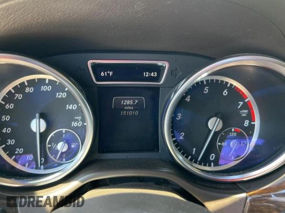 2015 Mercedes-Benz GL-Class GL 450 with VIN 4JGDF6EE9FA524494, listed as a Copart auction lot 51944304 with 151,010 mi miles. Bid and sale history available at carsss.com. Image 8.
