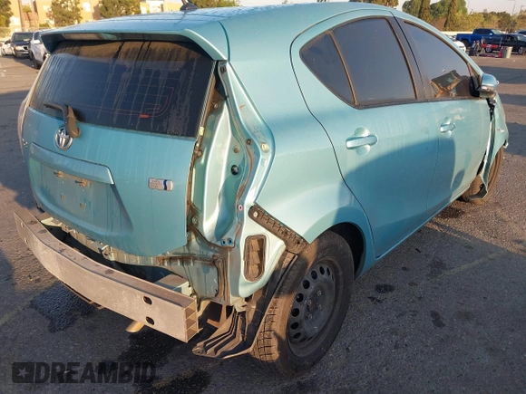 2014 Toyota Prius One with VIN JTDKDTB38E1081501, listed as a IAAI auction lot 41971792 with 96,429 mi miles and . Bid and sale history available at DreamBid. Image 4.