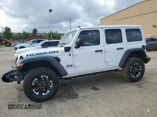 2024 Jeep Wrangler Rubicon with VIN 1C4RJXR66RW366267, listed as a Copart auction lot 56413095 with 12,126 mi miles and Salvage title. Bid and sale history available at DreamBid. Image 1.