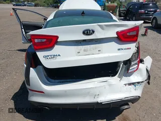 2014 Kia Optima SXL Turbo with VIN 5XXGR4A62EG283618, listed as a IAAI auction lot 42143349 with 82,070 mi miles and . Bid and sale history available at DreamBid. Image 6.