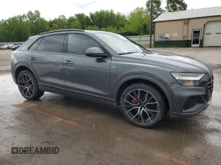 2020 Audi Q8 Prestige z VIN WA1FVAF1XLD003867, wystawiony jako Copart lot #57440105 z przebiegiem 86 371 mil mil oraz Szkoda całkowita • Salvage title. Historia ofert i sprzedaży dostępna na DreamBid. Obrazek 4.