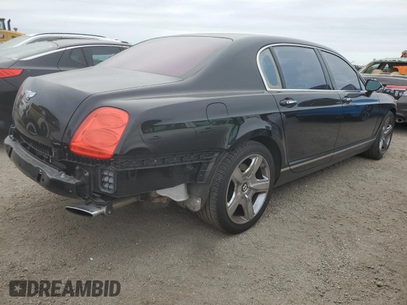2007 Bentley Flying Spur z VIN SCBBR93W478044844, wystawiony jako Copart lot #76702824 z przebiegiem 56 500 mil mil oraz Szkoda całkowita • Salvage title. Historia ofert i sprzedaży dostępna na DreamBid. Obrazek 3.