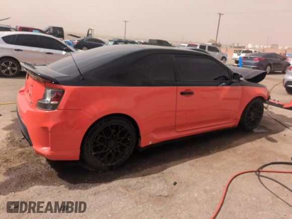 2015 Scion tC with VIN JTKJF5C77FJ008164, listed as a Copart auction lot 51123945 with 190,148 mi miles and Salvage Title. Bid and sale history available at carsss.com. Image 3.